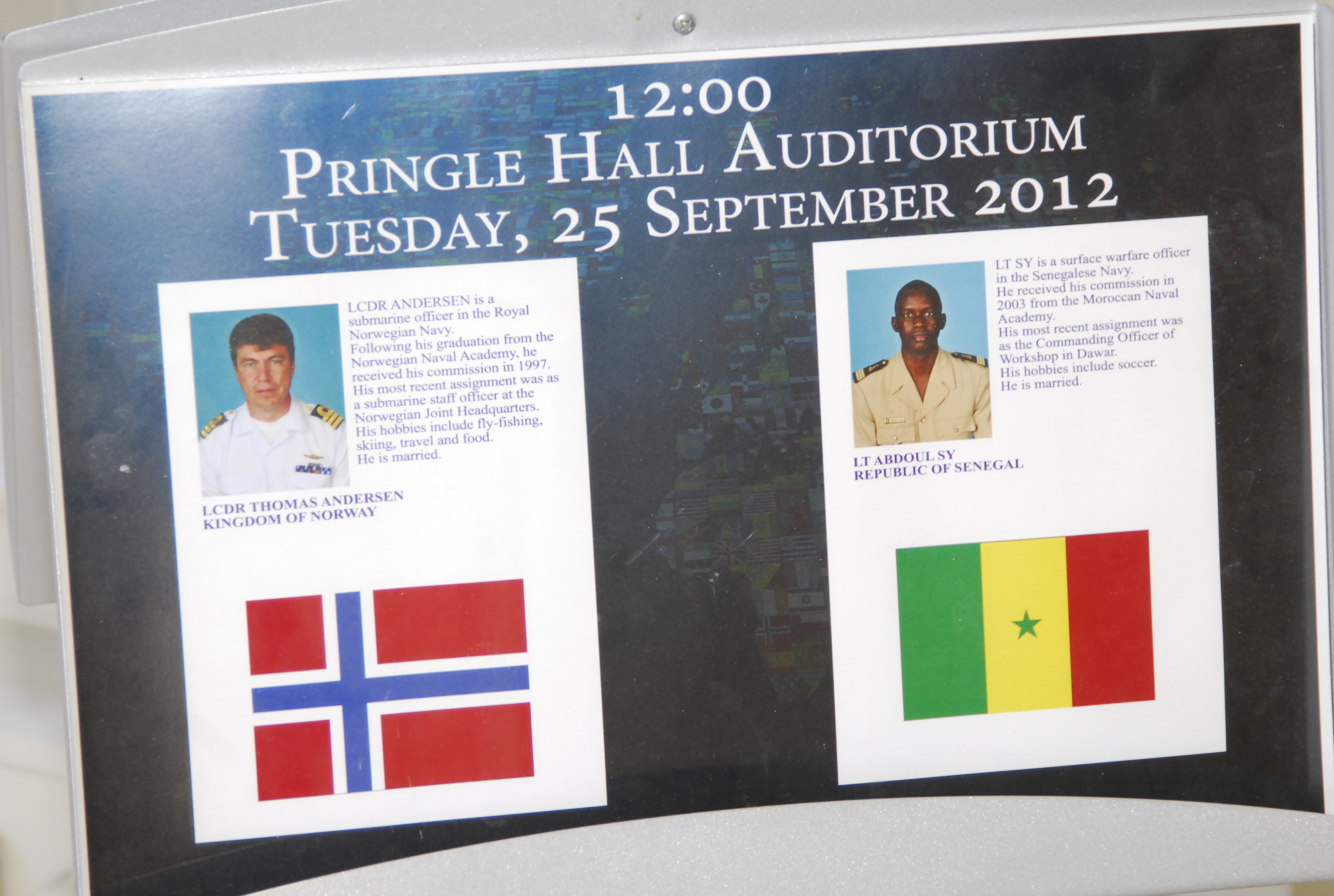 NWC_Photo_International Student Presentations_Norway & Senegal