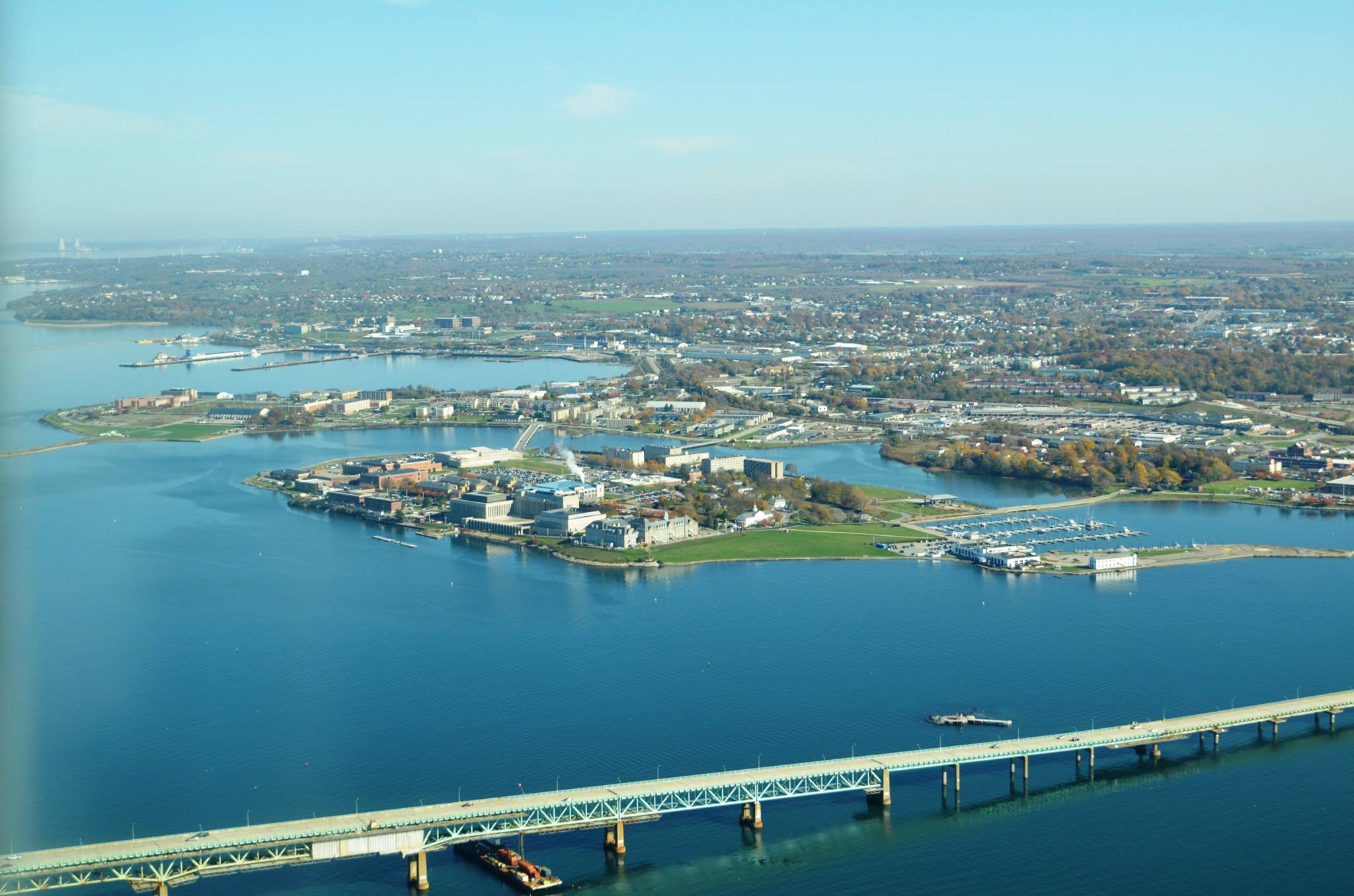 Naval War College_Photo_Aerial View_Bridge
