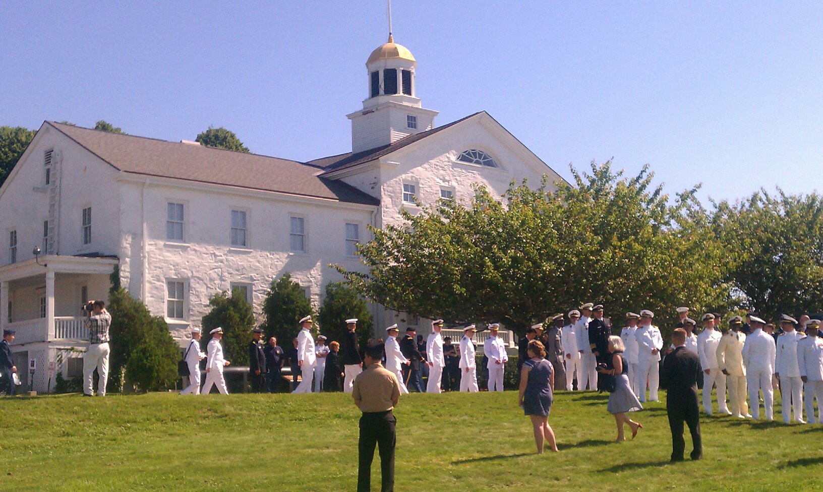 Naval War College_Photo_Graduation_In Front of Museum