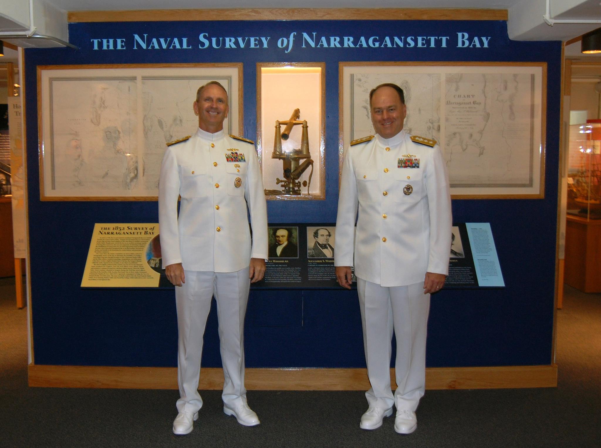 Naval War College_Photo_Museum_CNO Greenert & RADM Christenson