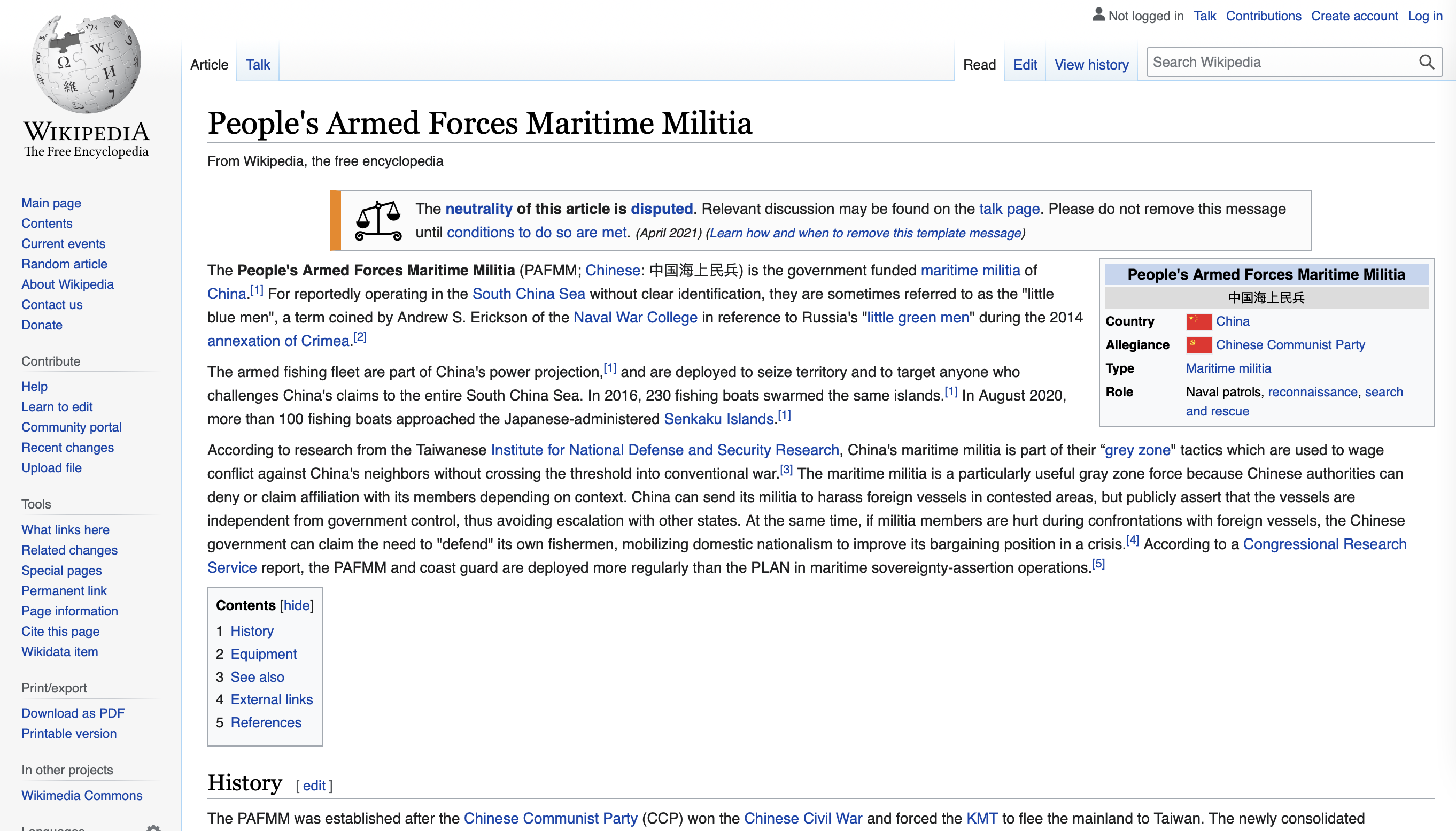 The China Maritime Militia Bookshelf Latest Developments Statements Numbers Analysis Wikipedia Entry Music Video Andrew S Erickson