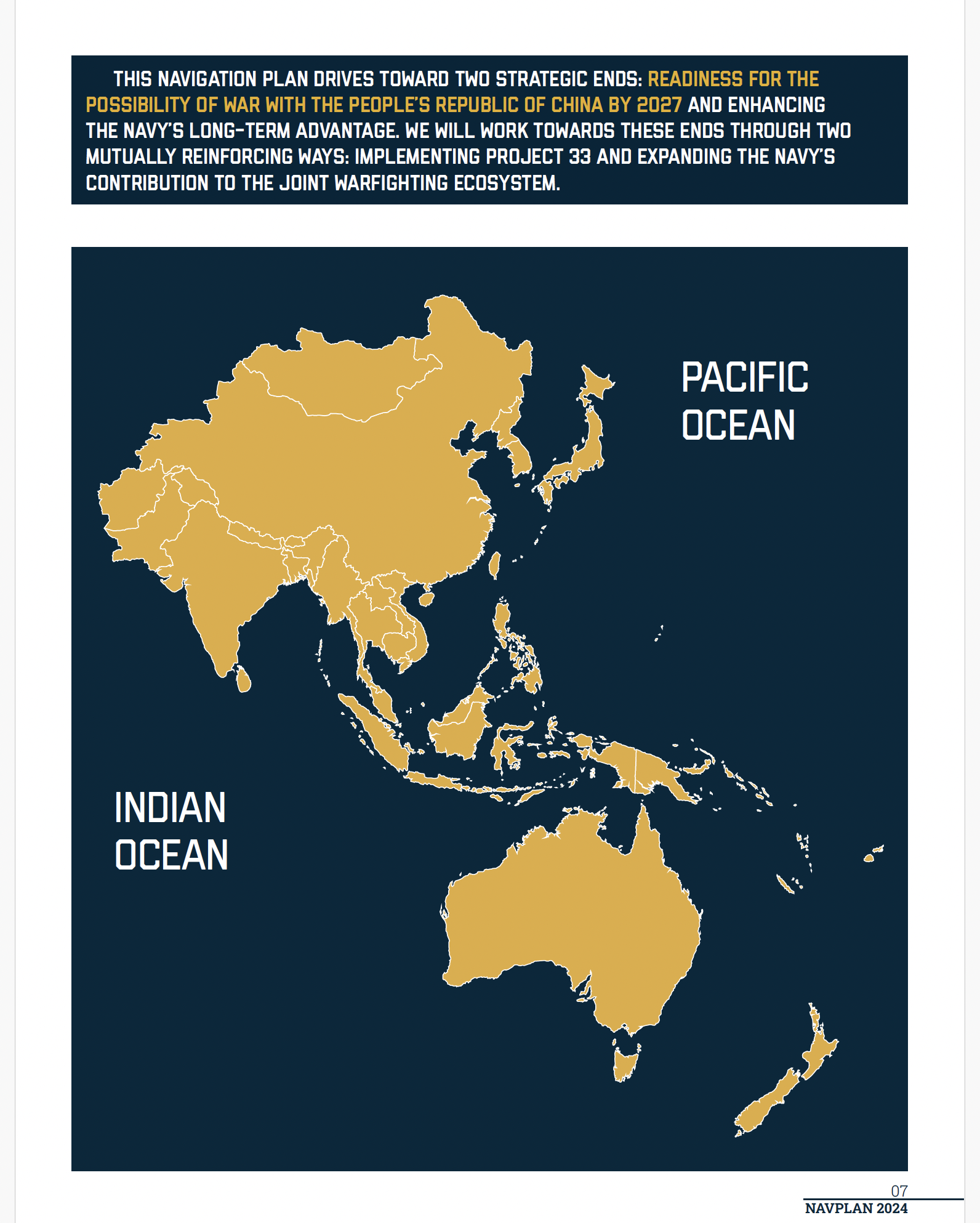 New Chief of Naval Operations Navigation Plan Rightly Prioritizes 