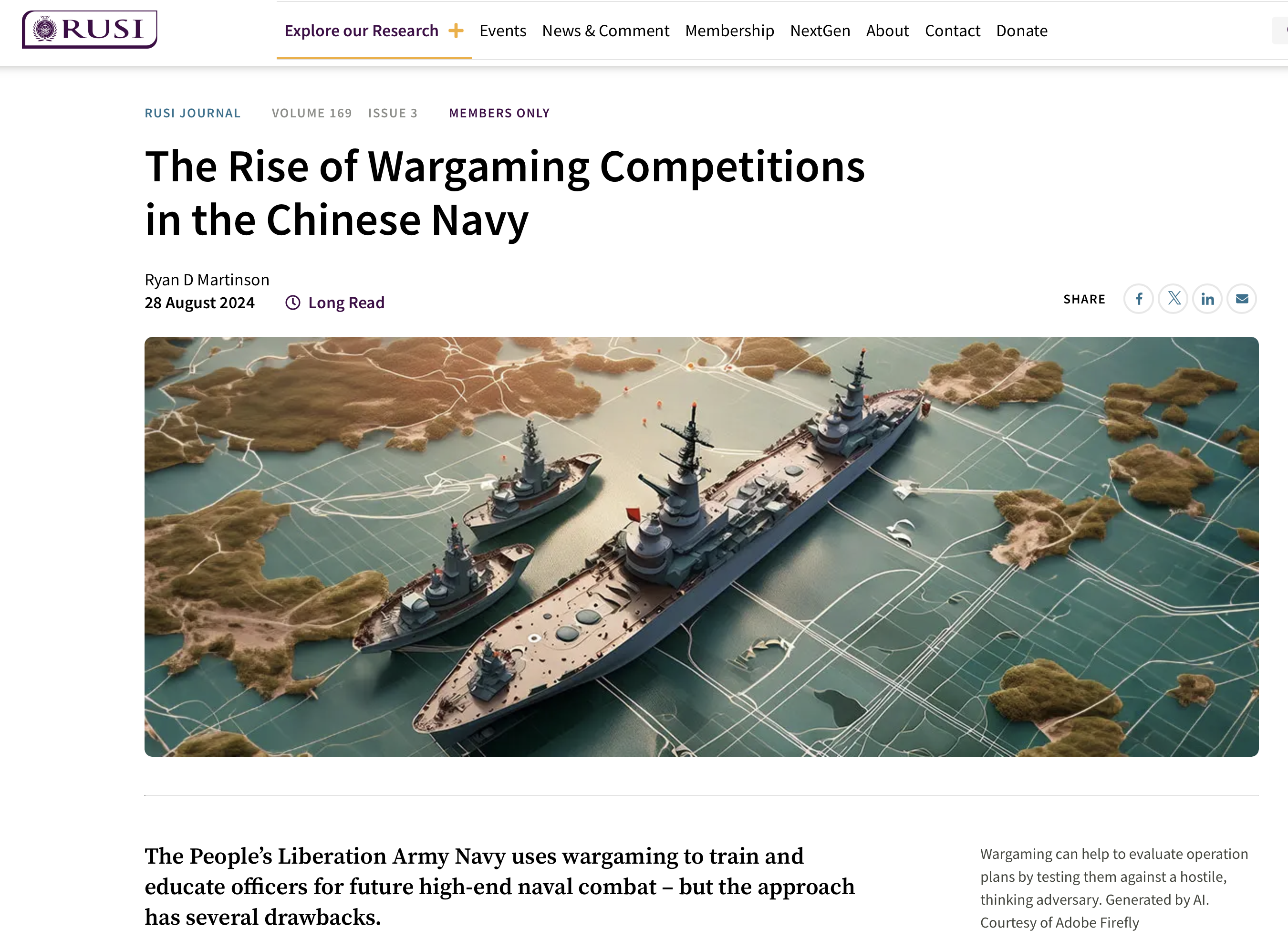 The Ryan Martinson Bookshelf: Illuminating China&rsquo;s Military 