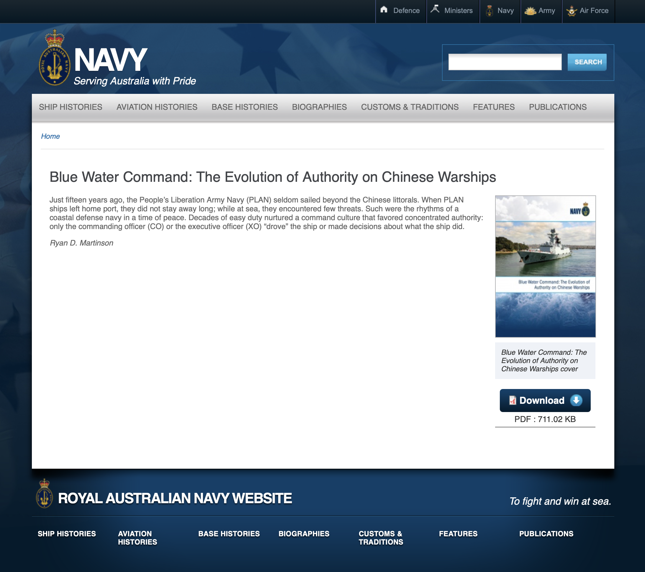 The Ryan Martinson Bookshelf: Illuminating China&rsquo;s Military 